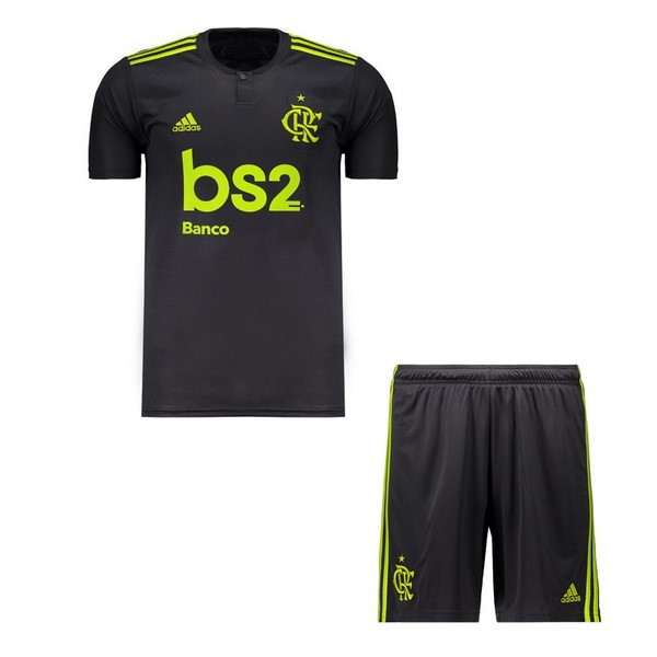 Camiseta Flamengo 3ª Kit Niño 2019 2020 Verde Negro